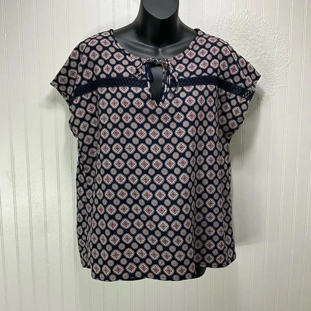 BANANA REPUBLIC Short Sleeve Blouse